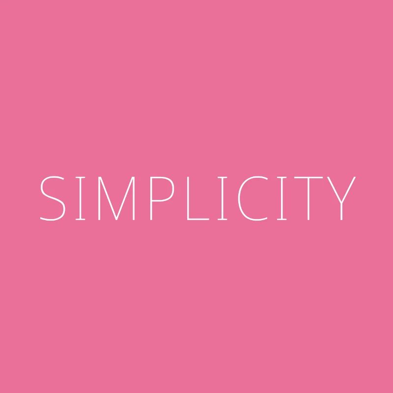 Simplicity
