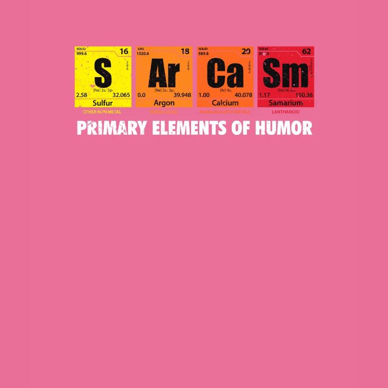 Chimie des sarcasmes Nerd Geek Sarcasm Gift