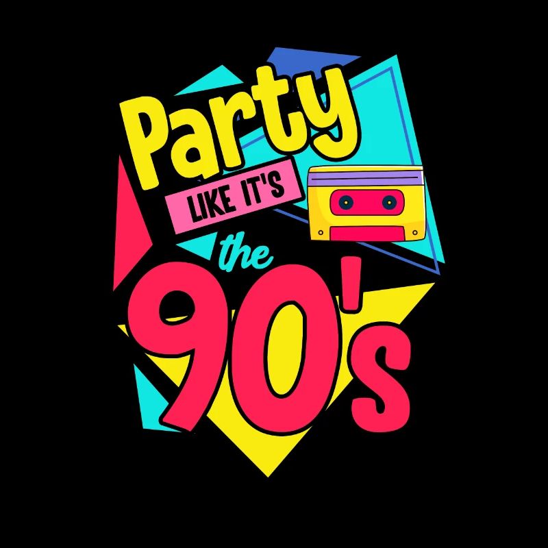 90s Party Cassette 90s Retro Gift