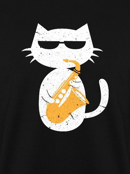 Saxophon Katze