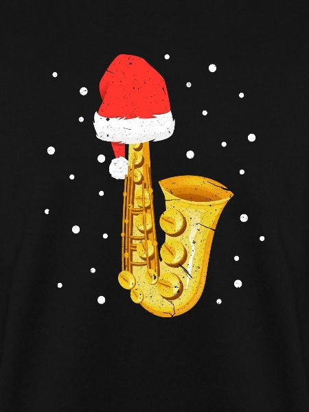 Saxophone Christmas Saxophonist Gift