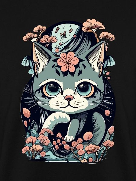 süßes Kawaii Kätzchen Japan