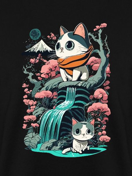 süßes Kawaii Kätzchen Japan