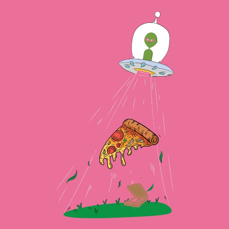 Ufo pizza for alien