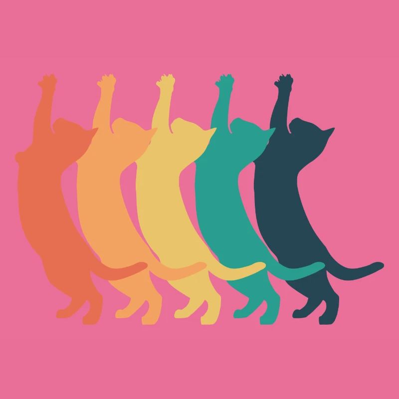 Katzen bunt