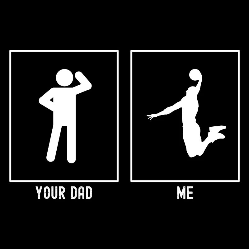 Ton père - Moi - Basketball Slam Dunk