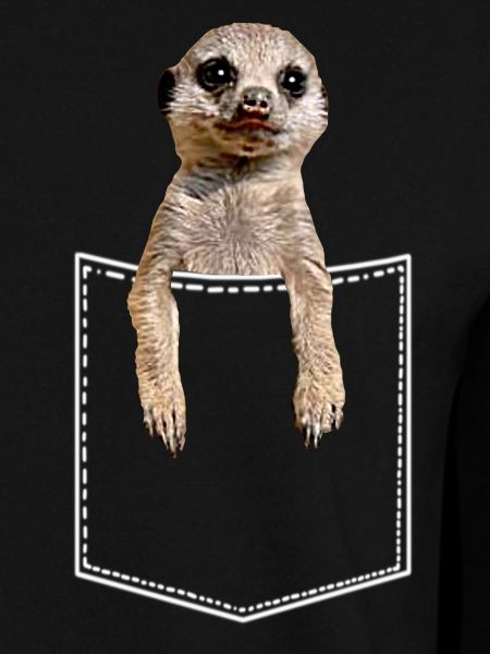 Erdmännchen In Brusttasche Hemdtasche
