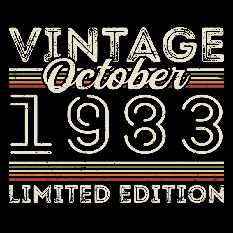 Octobre 1983 Geburtstag Octobre 1983 Cadeau d’anniversaire
