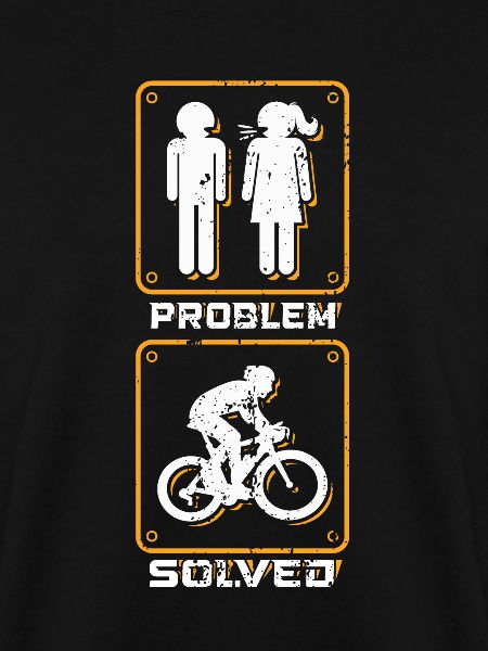 Lustiger Radfahrer
