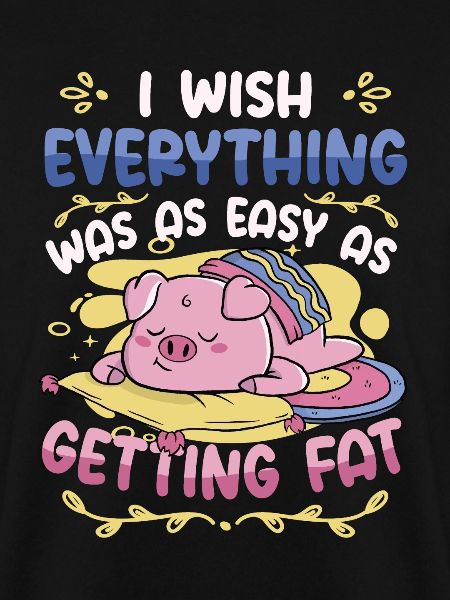 Self-irony overweight in fat