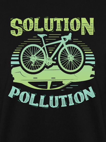 Polution Solution Umweltschutz Radfahren