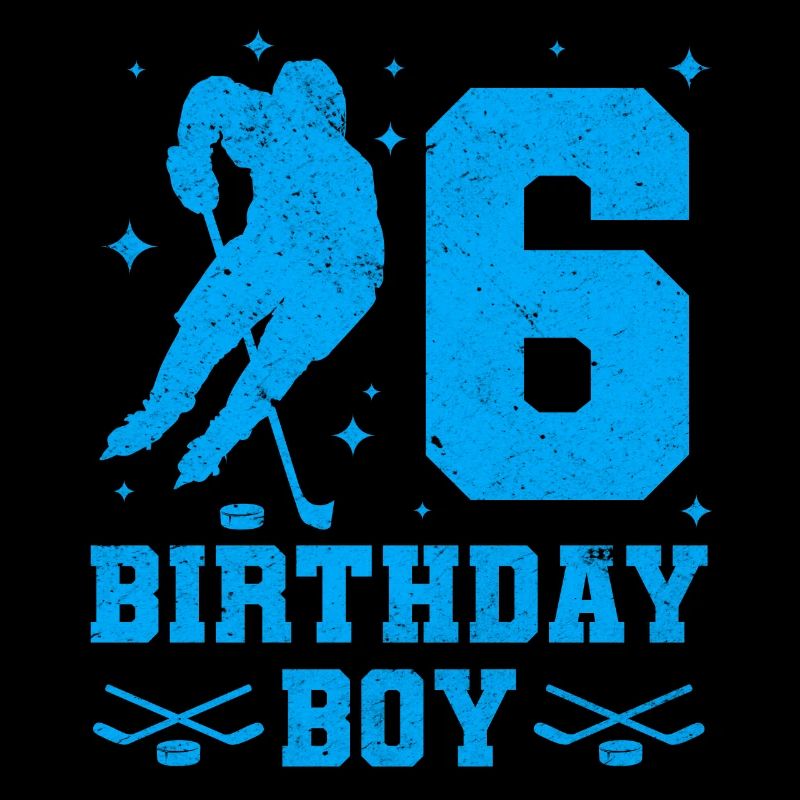 6. Geburtstag Junge Eishockey Kinder 6 Party