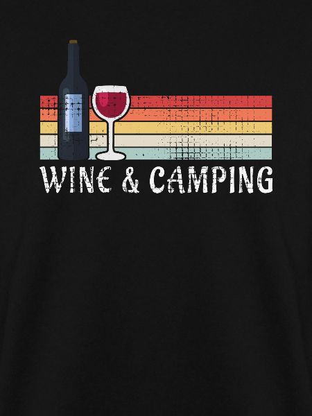 Camping Drinking Wine