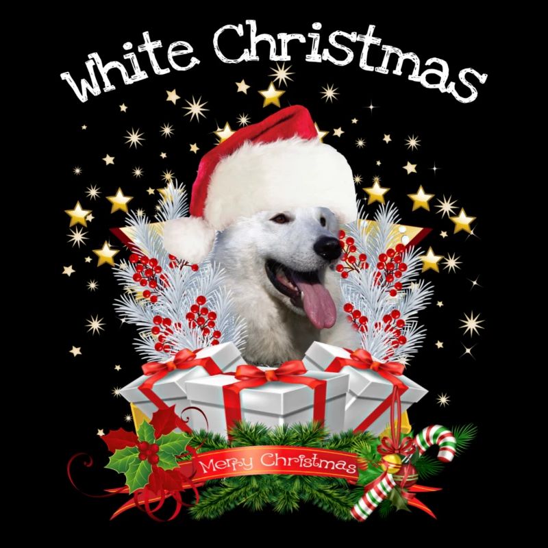 Christmas Shirt White German Shepherd - Shepherd