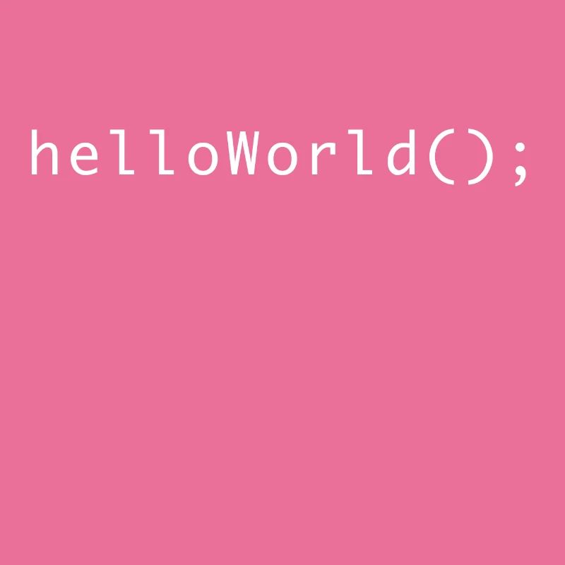 HelloWorld Program Code Coding Informatik