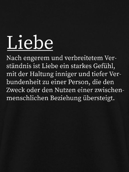 Liebe erklärt