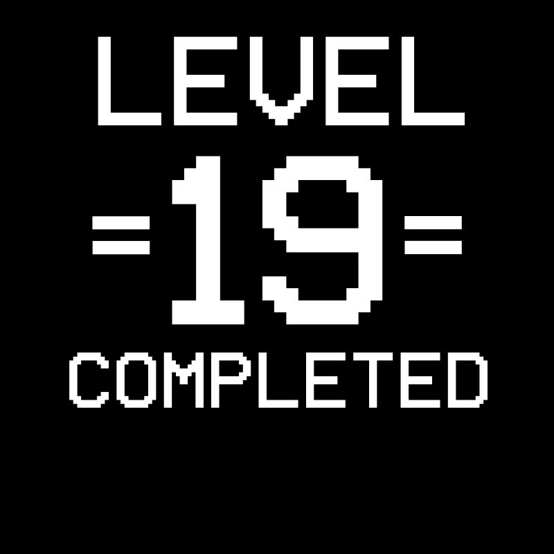Level 19 Geburtstag 19. Geburtstagsgeschenk