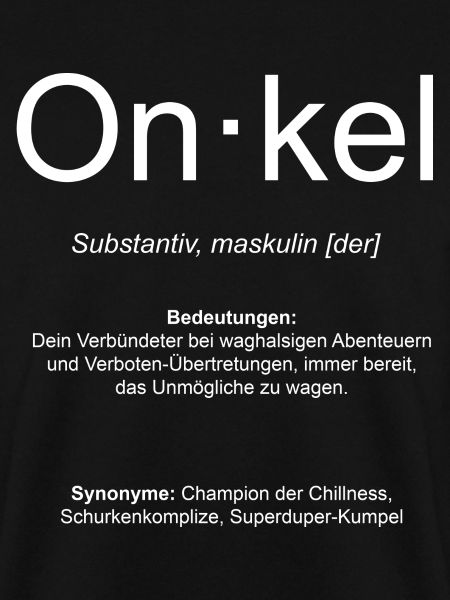 Definition Onkel Geschenk-Idee