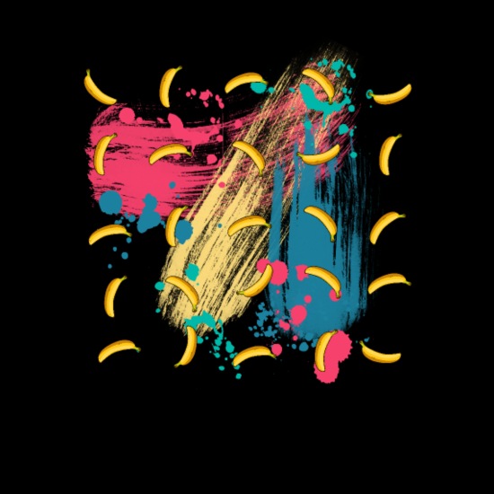 Patrón de plátano regalo Pintor colorido fondo de pantalla salpicaduras'  Sudadera unisex | Spreadshirt