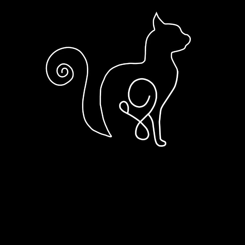 Un chat de ligne