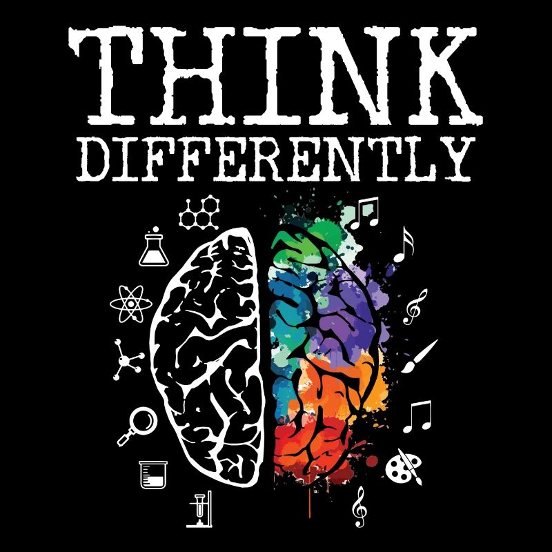 THINK DIFFERENTLY - Neurodiversity Kunst Kreativ