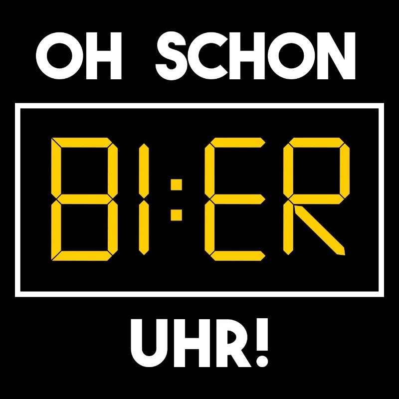 Bier Uhr Party Alkohol Trinken Saufen Biertrinker