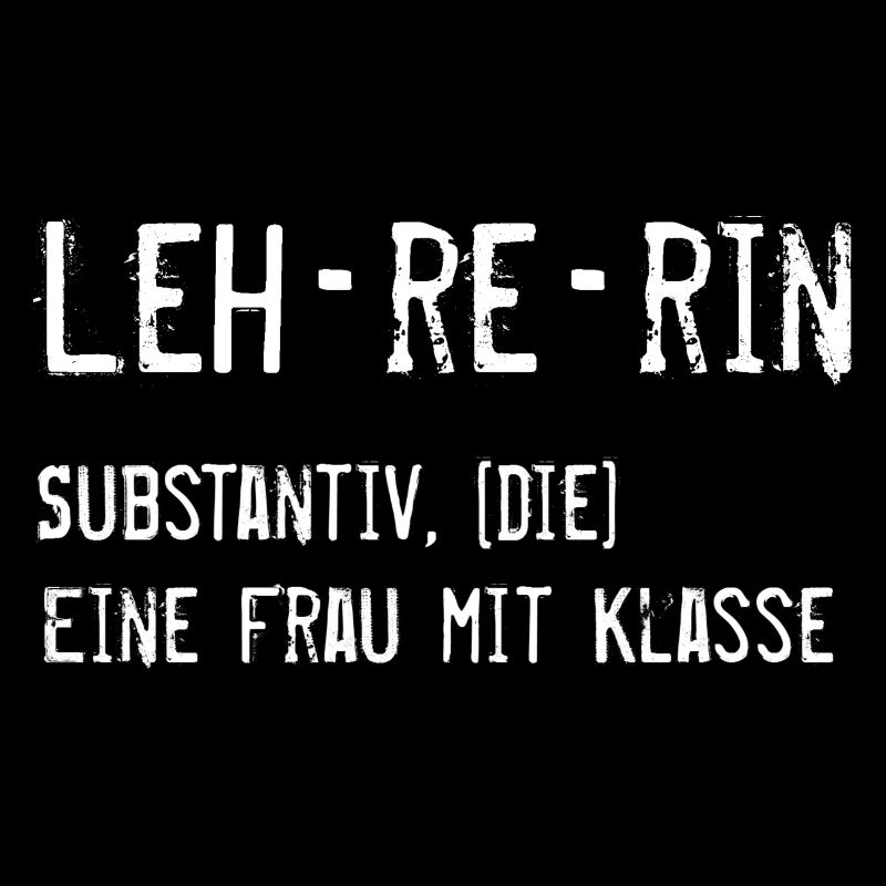 LEHRERIN Spruch Lexikon