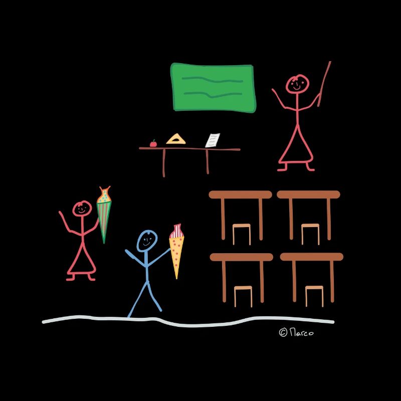 Chiffres de bâton de formation, de retour aux classes