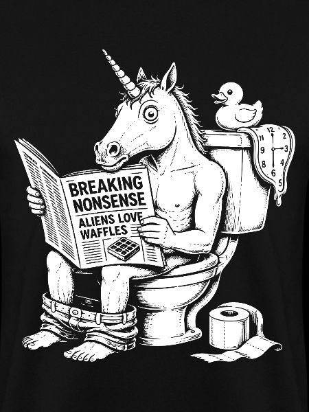 Nonsens Motiv mit Einhorn