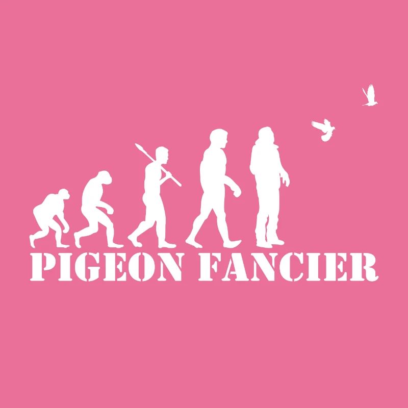 Pigeons éleveurs T Shirt Evolution