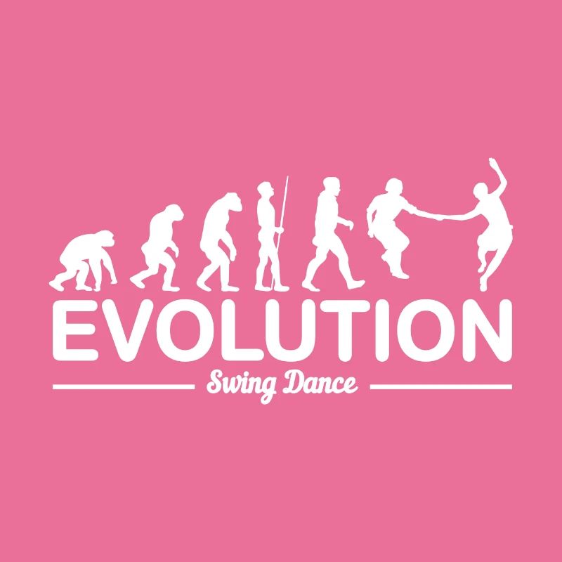 Swing Tanz Tanzen Evolution Geschenk Paare Tänzer