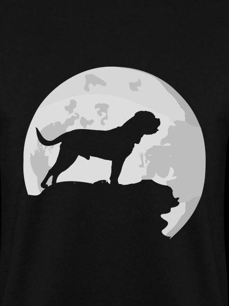 Mastiff moonlight moon silhouette