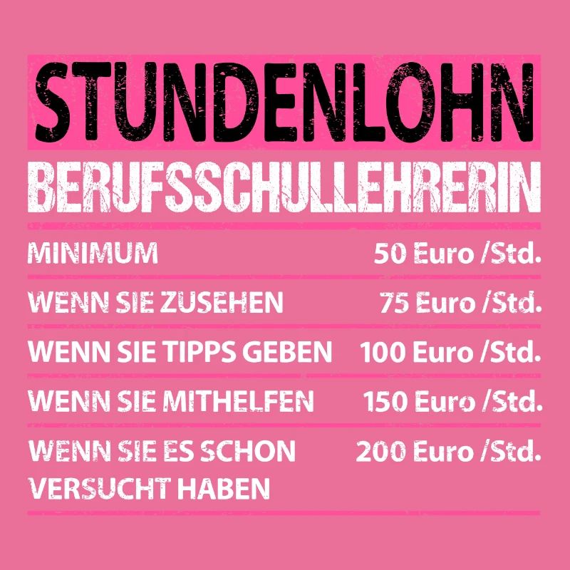 Berufsschullehrerin Berufsschule lustige Sprüche