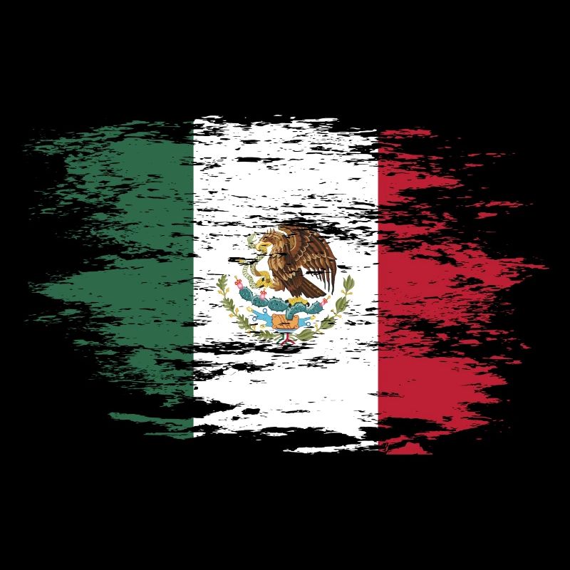 Mexiko Flagge used