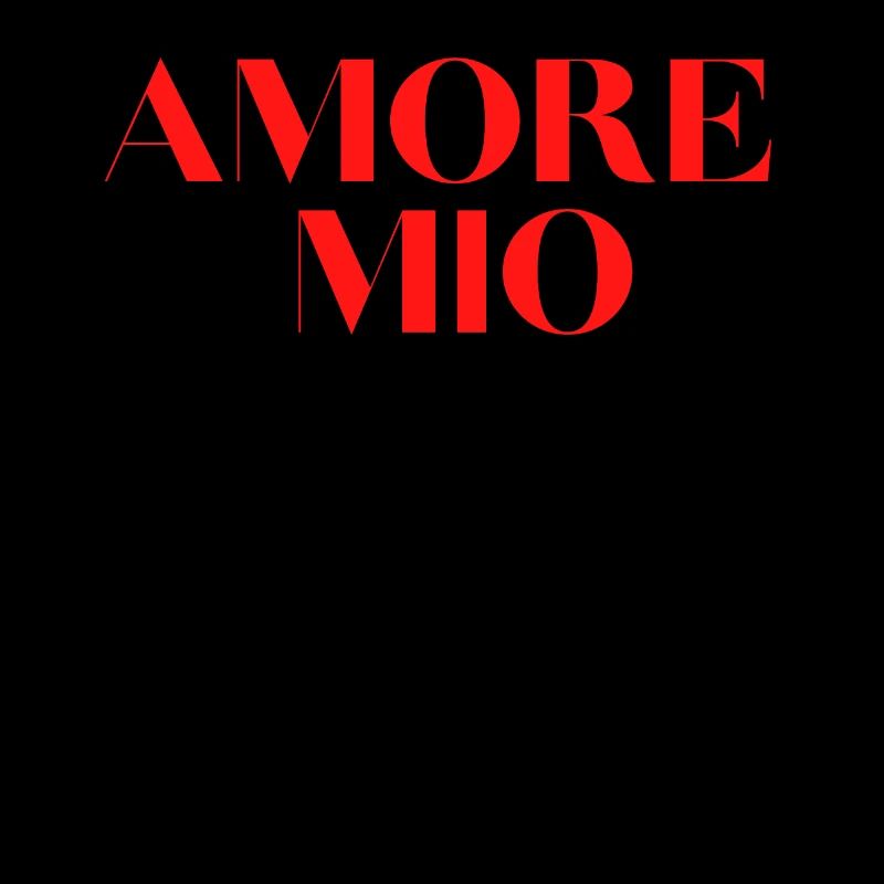 AMORE MIO Geschenkidee und T-Shirt