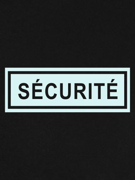 Ecusson Sécurité horiz