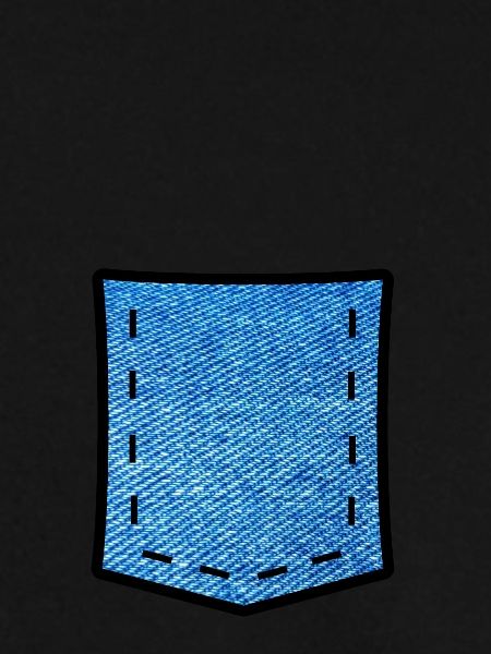 Fake Jeans Pocket