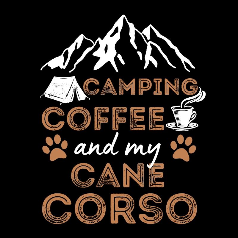 Cane Corso Coffee Camping Dog Cafe