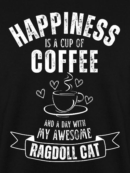 Ragdoll Katze Kaffee Cafe