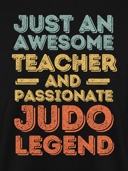 Lehrer Judo retro