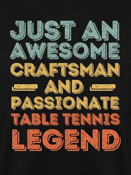Handwerker Tischtennis retro