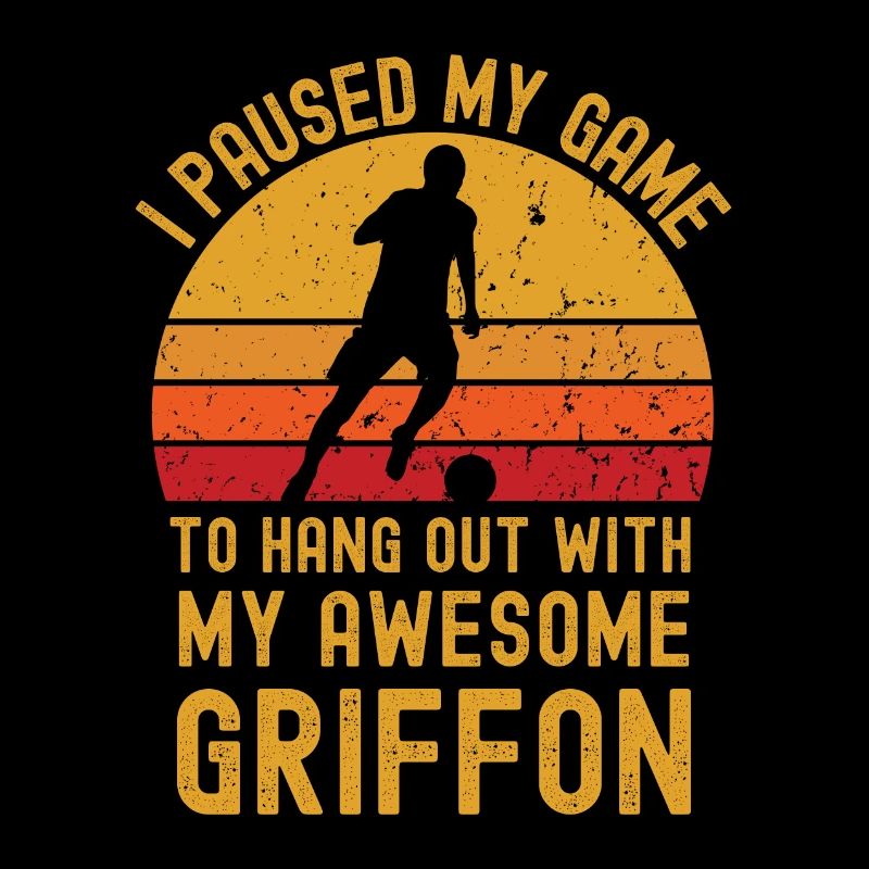 Fußball und Griffon