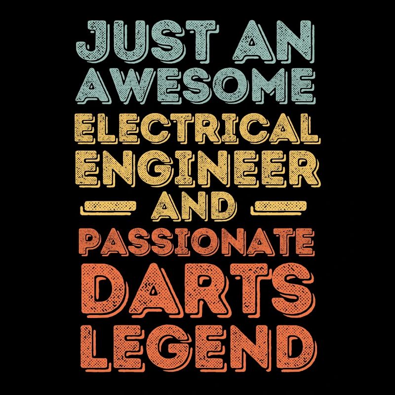 Elektroingenieur Darts retro