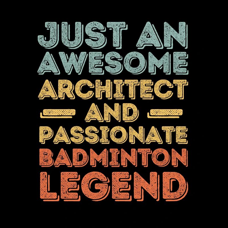 Architekt Badminton retro