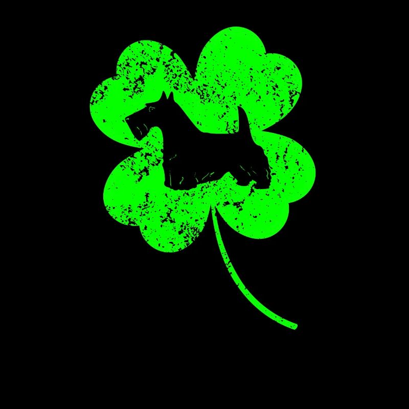 Scottish-terrier St.Patrick's day Shamrock