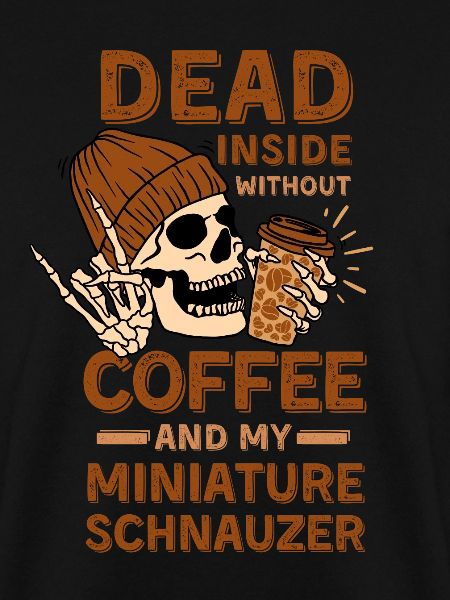 Kaffee-Zwergschnauzer-Liebhaber