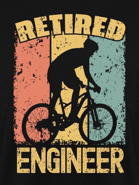 Biking retired engineer