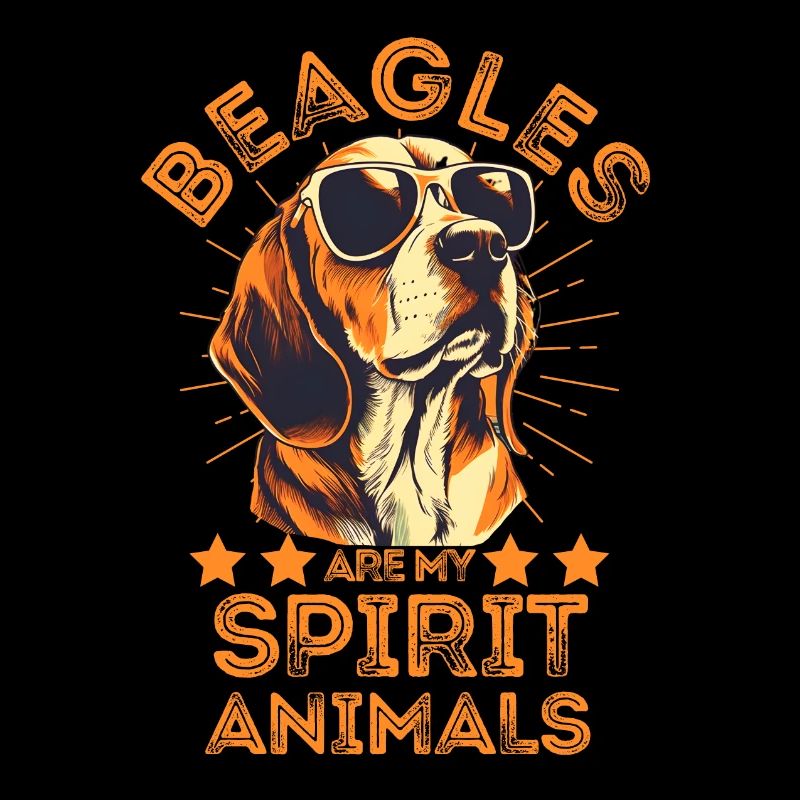 Beagle mit Sonnenbrille