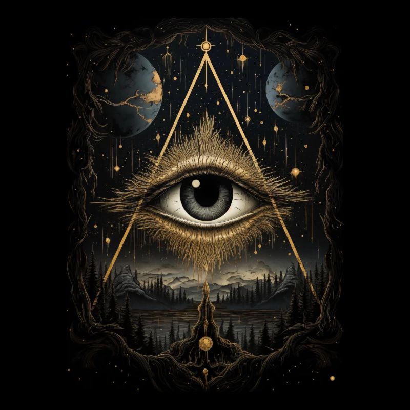 Mystisches Göttliches Auge