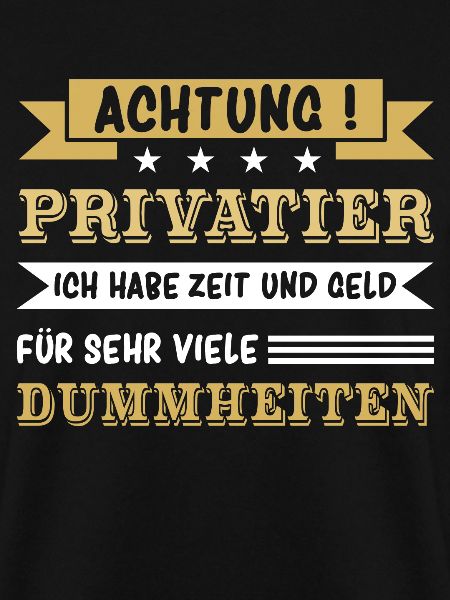 Achtung Privatier
